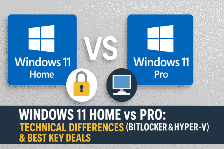 Windows 11 Home vs Pro – Differences, Features & Best Choice