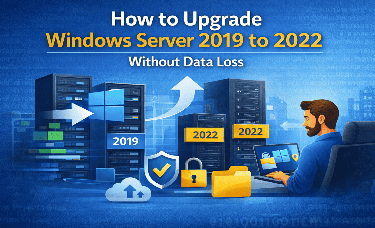 How to Upgrade Windows Server 2019 to 2022 Without Data Loss