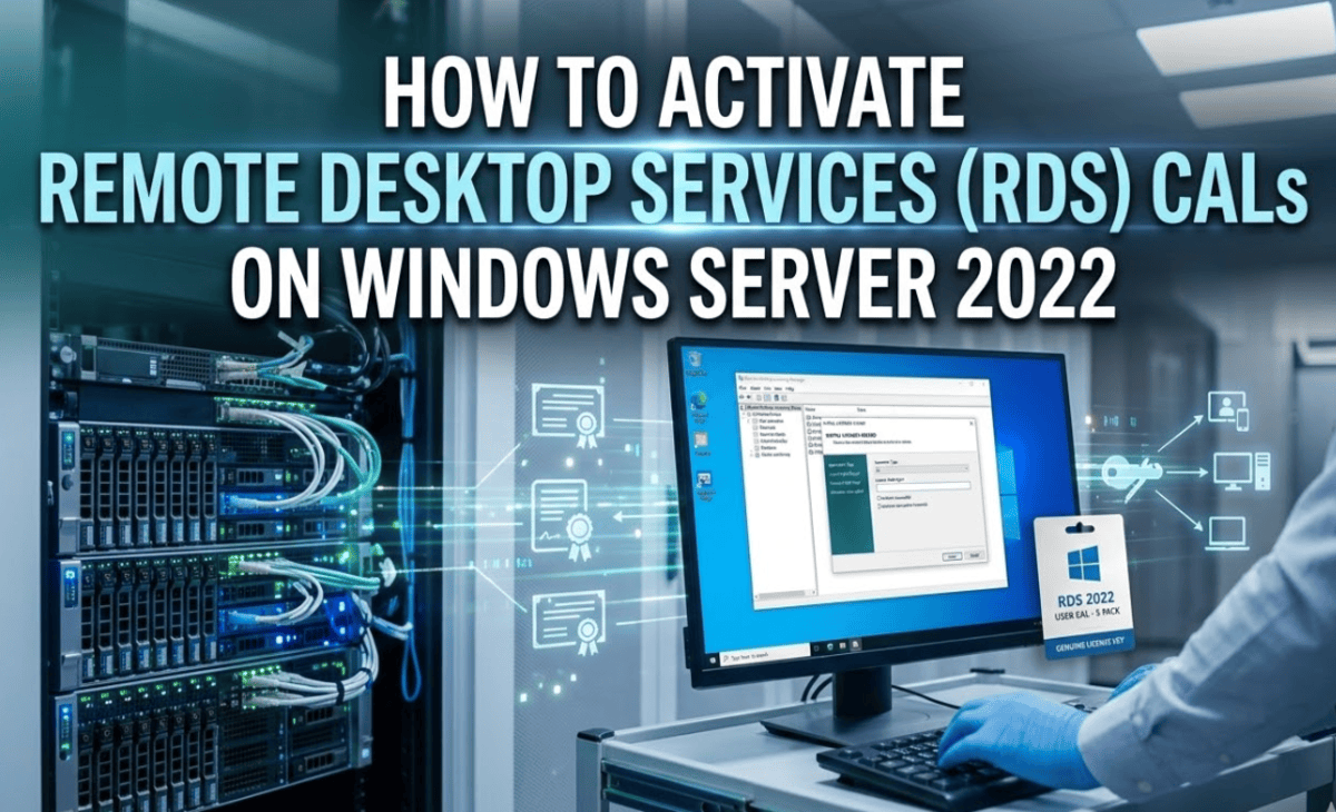 How to Activate Remote Desktop Services (RDS) CALs on Windows Server 2022