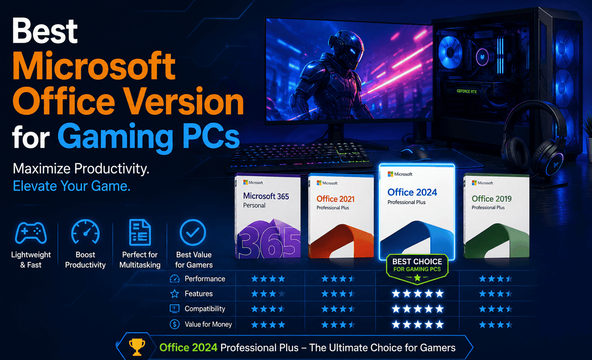 Best Microsoft Office Version for Gaming PCs