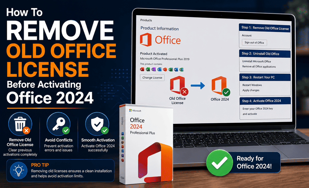 How To Remove Old Office License Before Activating Office 2024